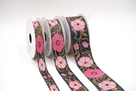 Fita Jacquard flor rosa_AI-KN